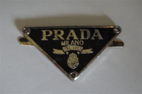 prada lapel pin|RARE / PRADA MILANO VINTAGE PIN RARE GIFT METAL .